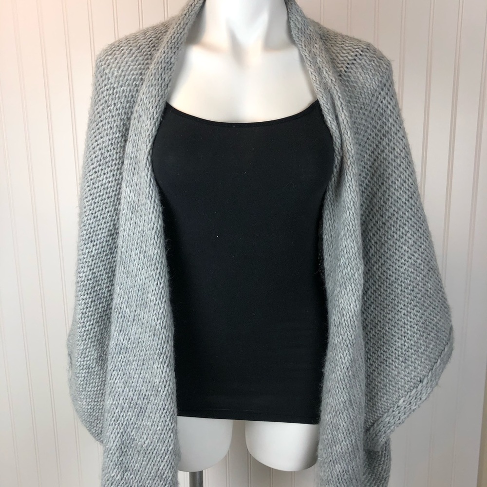 Aerie Gray Knitted Cardigan